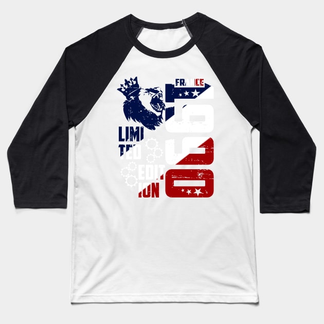 1990 Born in France Limited Edition Baseball T-Shirt by BC- One- Shop